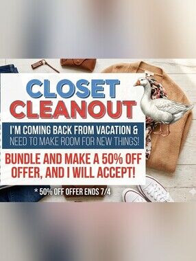 Closet Cleanout BUNDLE AND SAVE 50%
